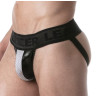 LEADER Jockstrap Brut Noir-Blanc